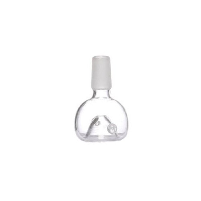 Moksha 14.4mm Glass Bowl & 18.8mm Down Tube Accessory Set of 4pcs for Glass Waterpipe Bong (8.5cm)