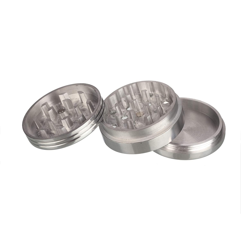 Moksha 50mm Metal Herb Grinder/Crusher with Storage-3 Parts