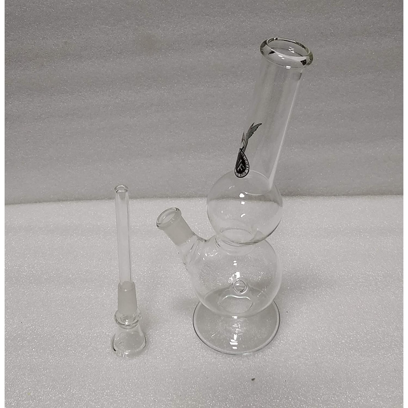 Moksha 9.5-Inch Glass Water Bongs, Hookah, Waterpipe Bong. (24cm)